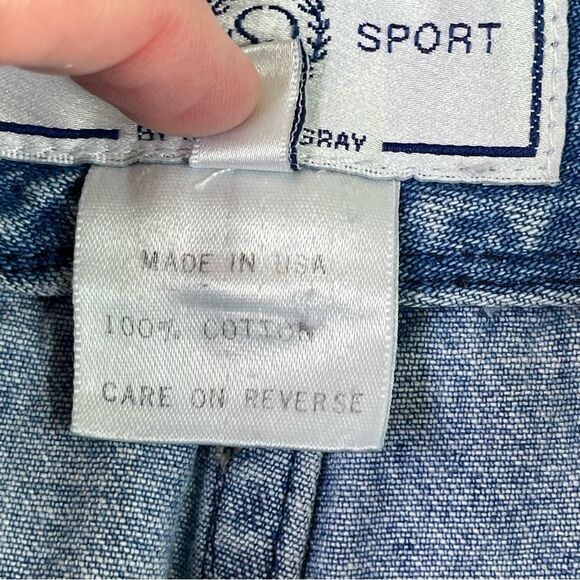 St. John Sport Jeans Women's 4 Blue Straight High Rise Medium Wash Denim - Picture 6 of 12